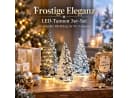 Weltbild LED-Tannen „Frosty Xmas“ 3er-Set Weihnachtsdeko Bild 3