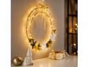 Weltbild LED Metallring 30cm Weihnachtsdeko Leuchte Weiss Bild 1