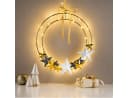 Weltbild LED Metallring 30cm Weihnachtsdeko Leuchte Weiss Bild 2