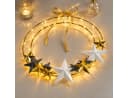 Weltbild LED Metallring 30cm Weihnachtsdeko Leuchte Weiss Bild 3