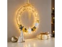 Weltbild LED Metallring 30cm Weihnachtsdeko Leuchte Weiss Bild 4