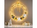 Weltbild LED Metallring 30cm Weihnachtsdeko Leuchte Weiss Bild 5