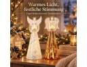 Weltbild LED-Engel mit Teelichthalter 2er Set Glas Weihnachtsdeko Bild 4