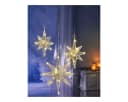 Weltbild LED-Hängeleuchte Polarstern 3er Set Gold 55 LEDs Timer Bild 2