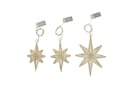 Weltbild LED-Hängeleuchte Polarstern 3er Set Gold 55 LEDs Timer Bild 3