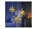 Weltbild LED-Hängeleuchte Polarstern 3er Set Gold 55 LEDs Timer Bild 4