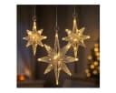 Weltbild LED-Hängeleuchte Polarstern 3er Set Gold 55 LEDs Timer Bild 5
