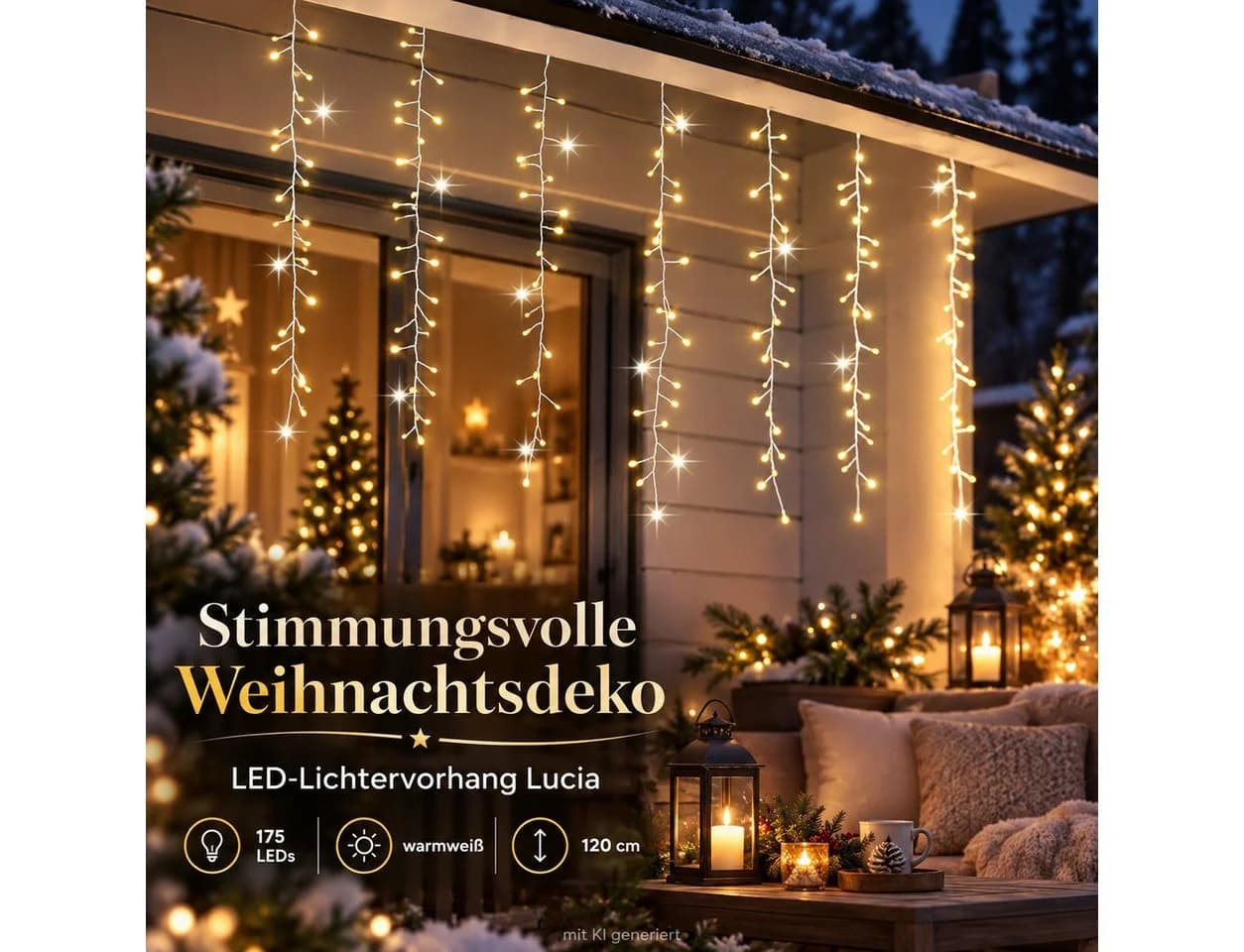 Weltbild LED-Lichterkette Lucia 175 LEDs Warmweiß - Bild 4