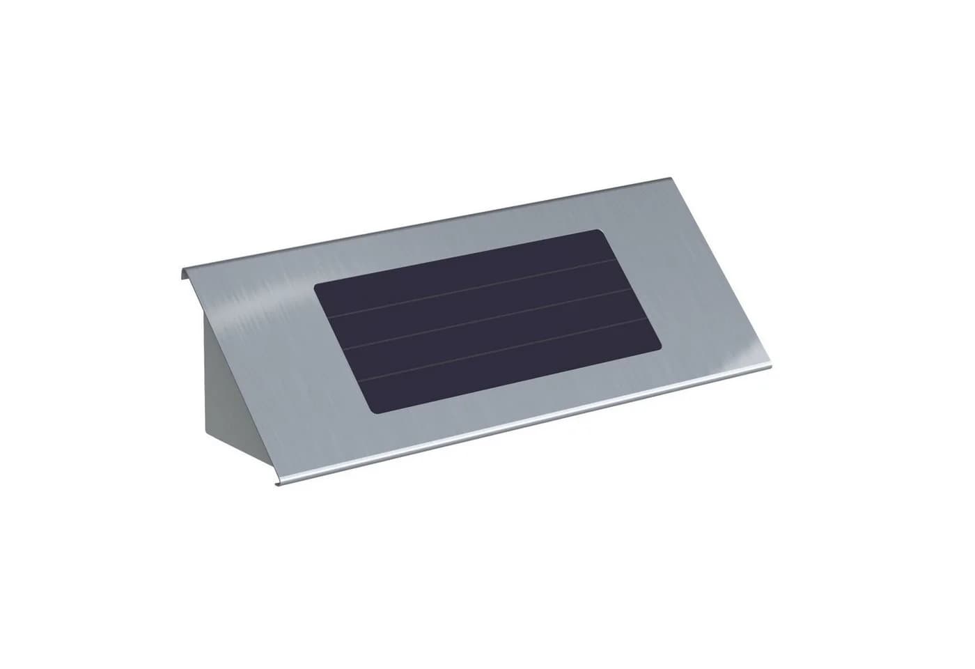 BASI Außen-Wandleuchte Hausnummernleuchte Edelstahl Solar - Bild 2