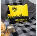 BVB Kopfkissen mit Dortmunder Skyline Gelb/Schwarz Bild 1