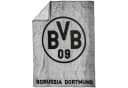 BVB Fleecedecke grau 100% Polyester Coral Fleece Bild 1