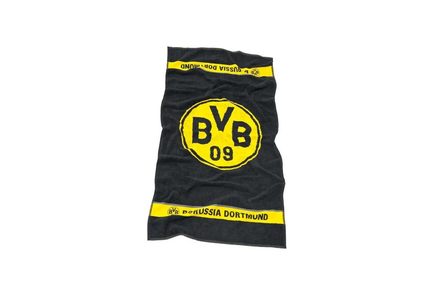 BVB Handtuch Emblem 50x100 cm Schwarz Baumwolle - Bild 2