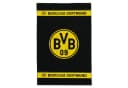 BVB Badetuch Emblem 100x150 cm Baumwolle Schwarz Gelb Bild 2