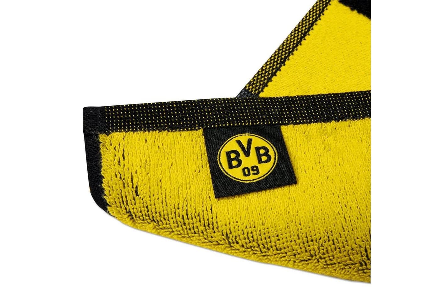 BVB Badetuch Emblem 100x150 cm Baumwolle Schwarz Gelb - Bild 5