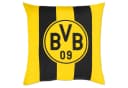 BVB Bettwäsche Blockstreifen 135 x 200 cm 100 % Baumwolle Schwarz-Gelb Bild 1