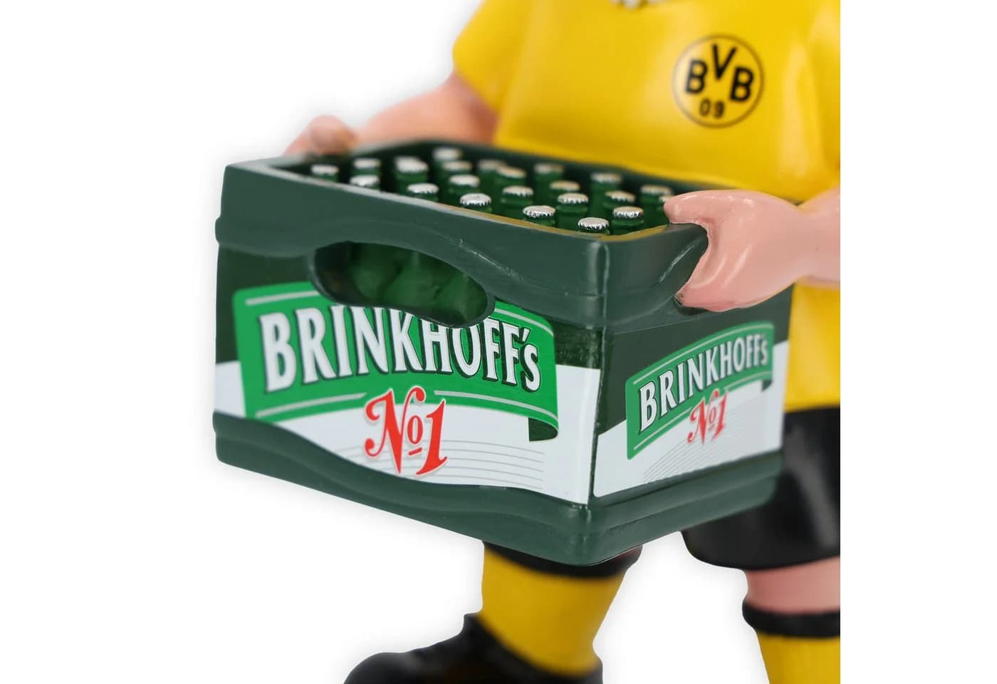 BVB Gartenzwerg Bierkasten Schwarz-Gelb Polyresin - Bild 4