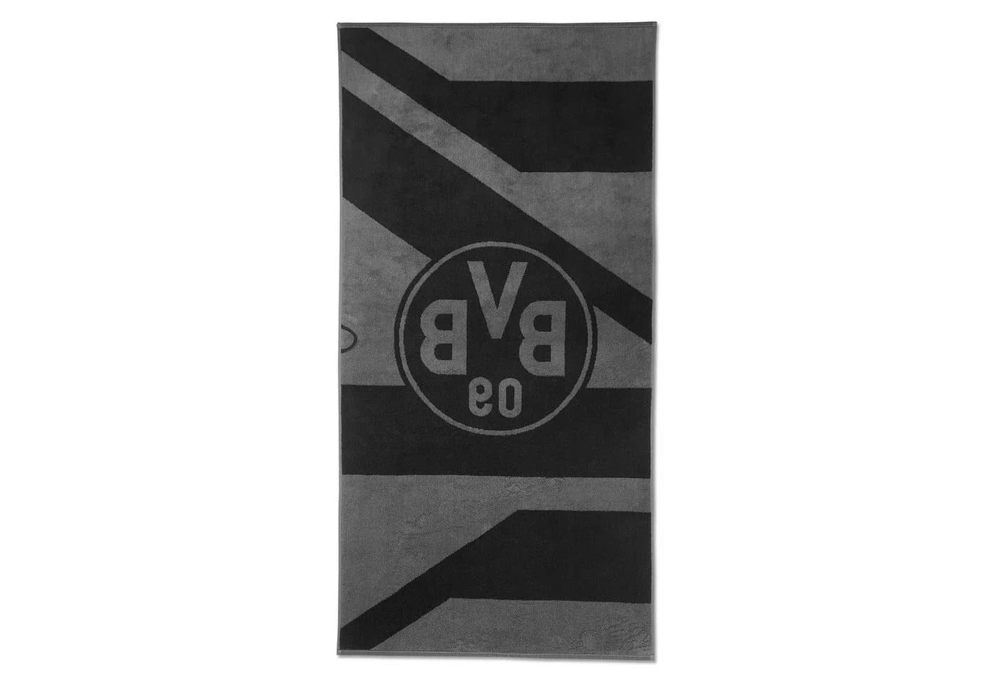 BVB Duschtuch Grau/Schwarz 100% Bio-Baumwolle GOTS - Bild 5