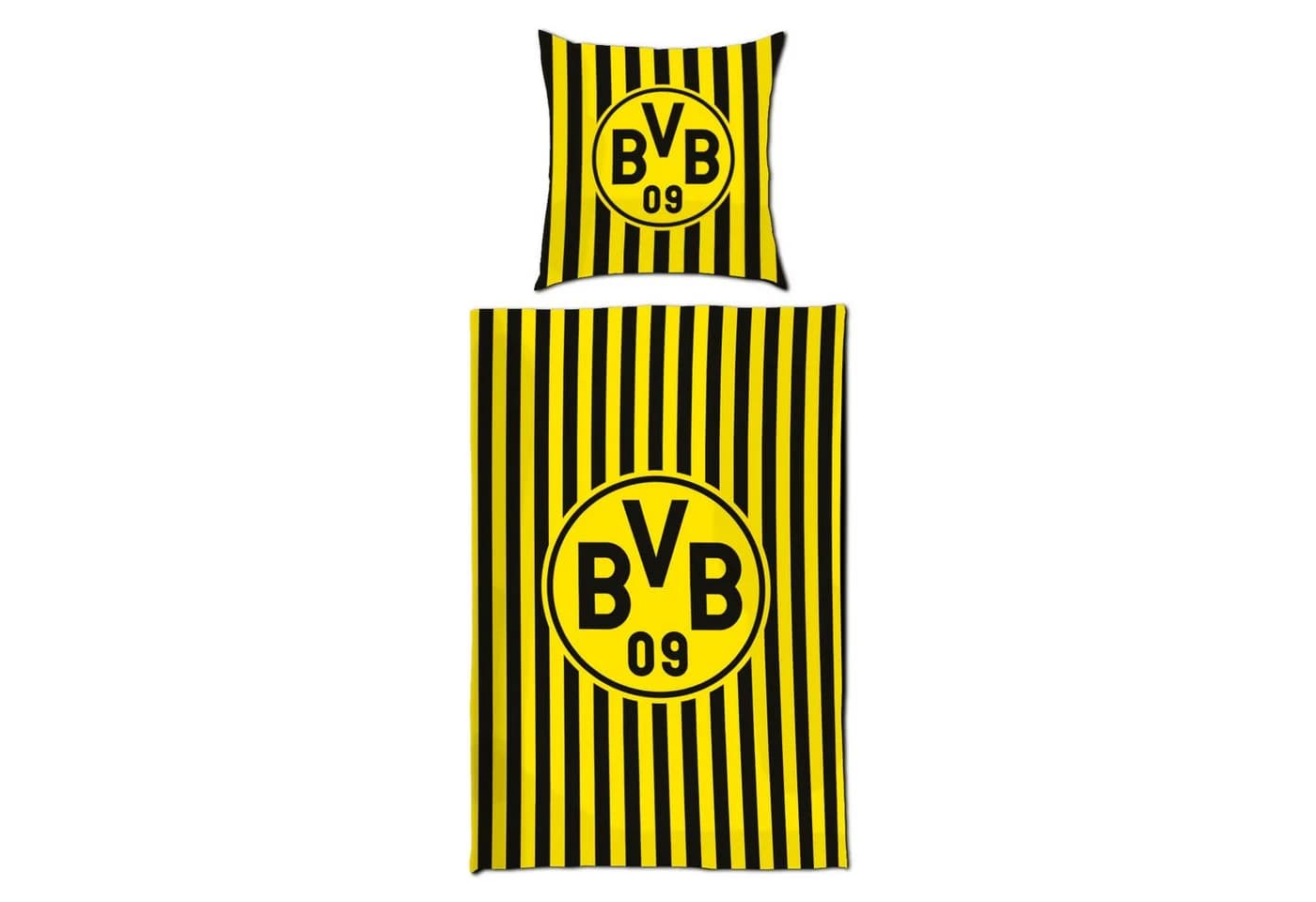 BVB Wendebettwäsche Streifen 135x200cm 100% Baumwolle 2 teilig - Bild 2