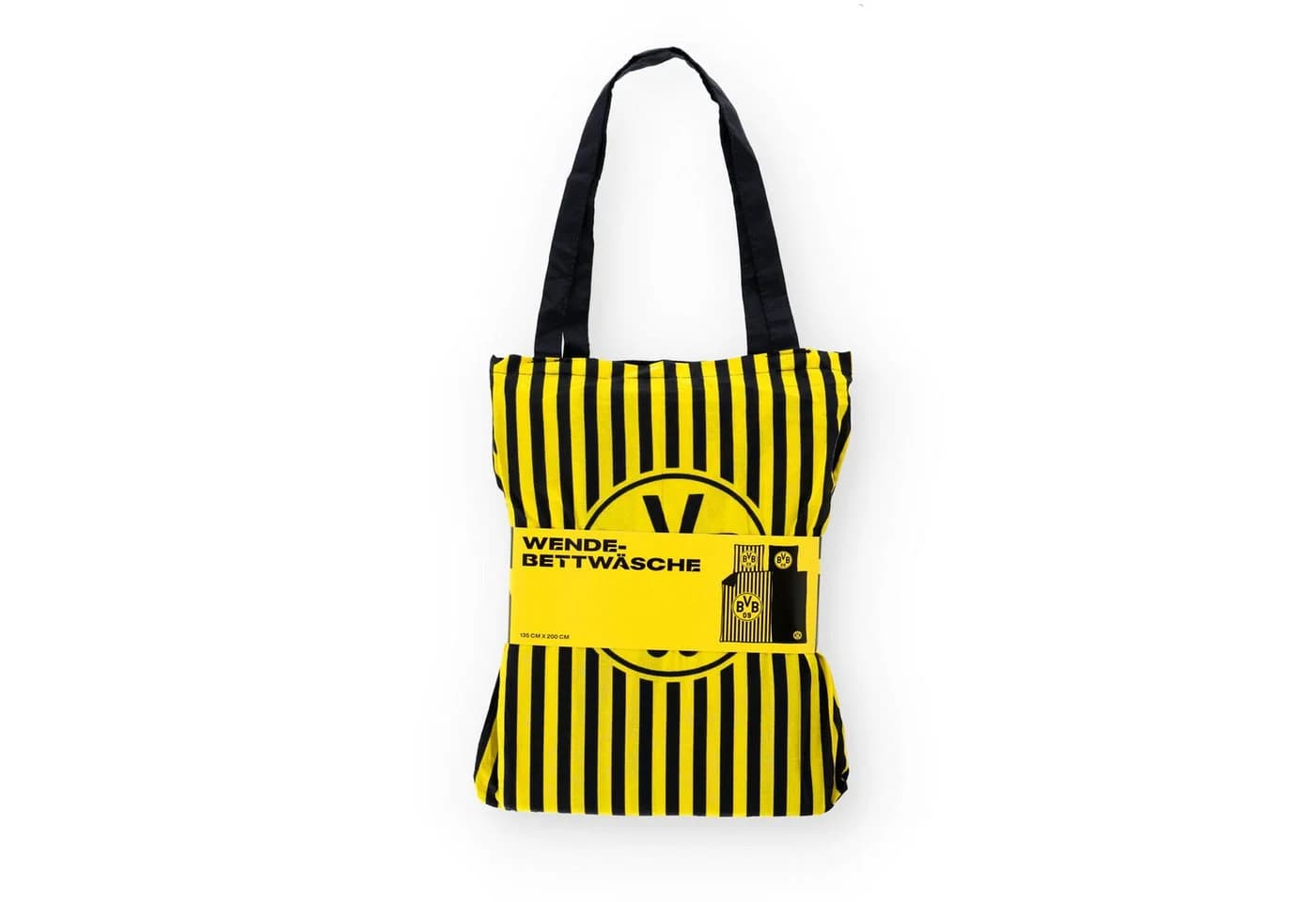 BVB Wendebettwäsche Streifen 135x200cm 100% Baumwolle 2 teilig - Bild 4