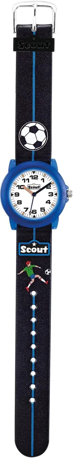 SCOUT Crystal Kinder-Armbanduhr bunt/blau mit Kunststoffarmband