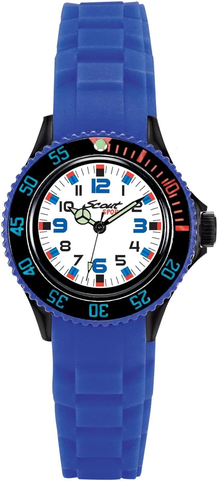 SCOUT The Scout Kinder Armbanduhr Blau Silikon Quarz