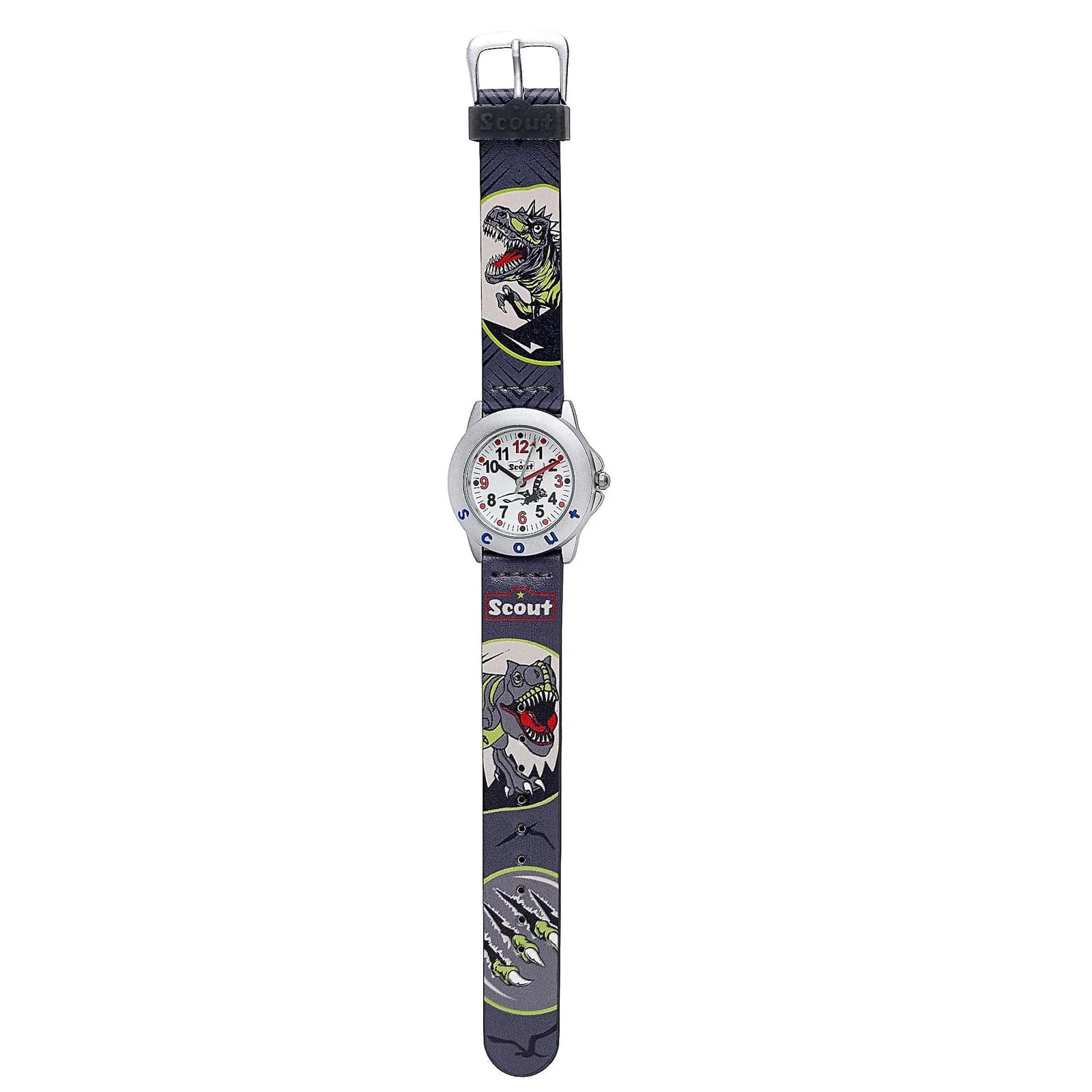 Quarzuhr SCOUT Kinderuhr Dino Flugsaurier bunt