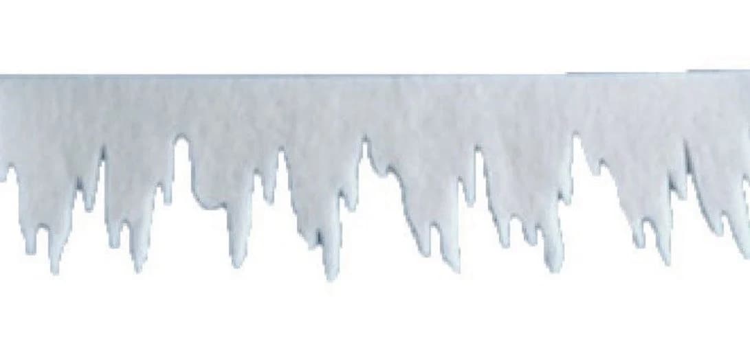 Erwin Hennecken GmbH Eiszapfen-Girlande 5m Winterdeko Fensterdekoration