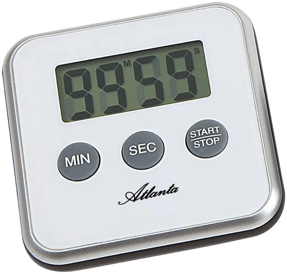 Atlanta Küchentimer Digital Eieruhr Weiß Kunststoff - Bild 2