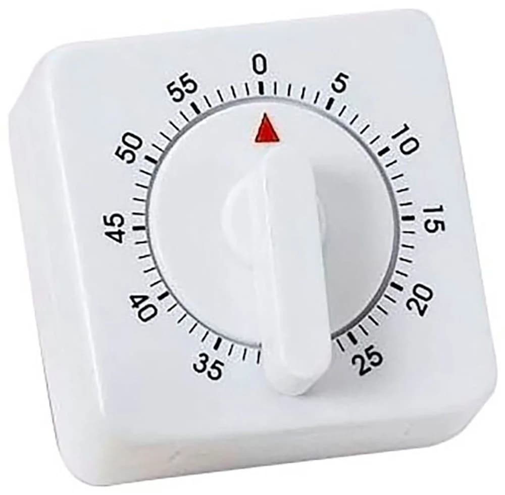 Atlanta Kurzzeitmesser Eieruhr Küchentimer Weiß Kunststoff
