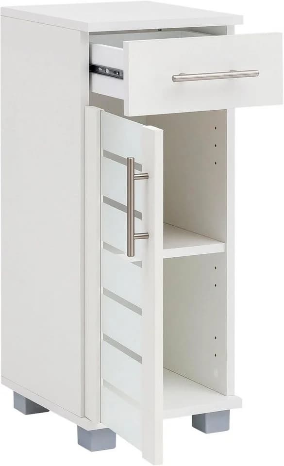 Schildmeyer Unterschrank Nikosia Weiß mit Glastür und Schublade - Bild 3