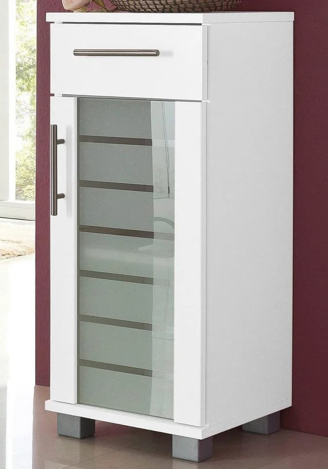 Schildmeyer Unterschrank Nikosia Weiß mit Glastür und Schublade - Bild 5