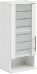 Schildmeyer Hängeschrank Nikosia 30 cm Weiß MDF Glastür Metallgriff Bild 2