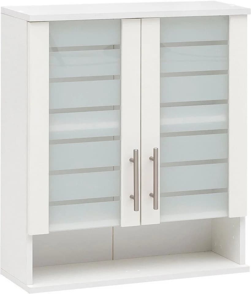 Schildmeyer Hängeschrank Nikosia Weiß mit Glastüren - Bild 2
