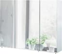 Schildmeyer Spiegelschrank Basic Weiß 3-türig mit Glaseinlegeböden Bild 2