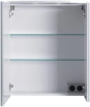 Schildmeyer Spiegelschrank Verona Weiß Glänzend 2-Türig mit LED Bild 1
