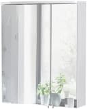 Schildmeyer Spiegelschrank Verona Weiß Glänzend 2-Türig mit LED Bild 3