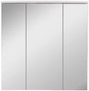 Schildmeyer Spiegelschrank Verona Weiß Glanz 3-türig mit LED Bild 1