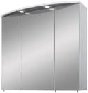 Schildmeyer Spiegelschrank Verona Weiß Glanz 3-türig mit LED Bild 2