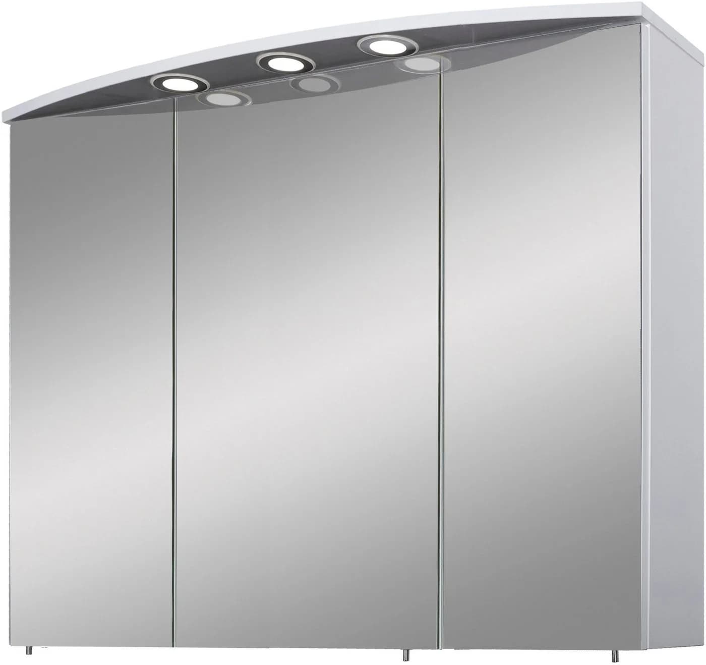 SCHILDMEYER Spiegelschrank Verona Weiß Glanz 3-türig mit LED - Bild 2