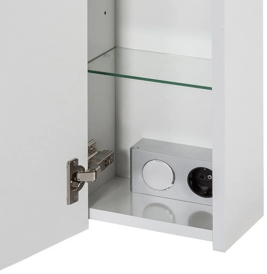 SCHILDMEYER Spiegelschrank Verona Weiß Glanz 3-türig mit LED - Bild 3