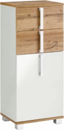 SCHILDMEYER Unterschrank Kampen Weiß Wotaneiche Soft-Close FSC Bild 5