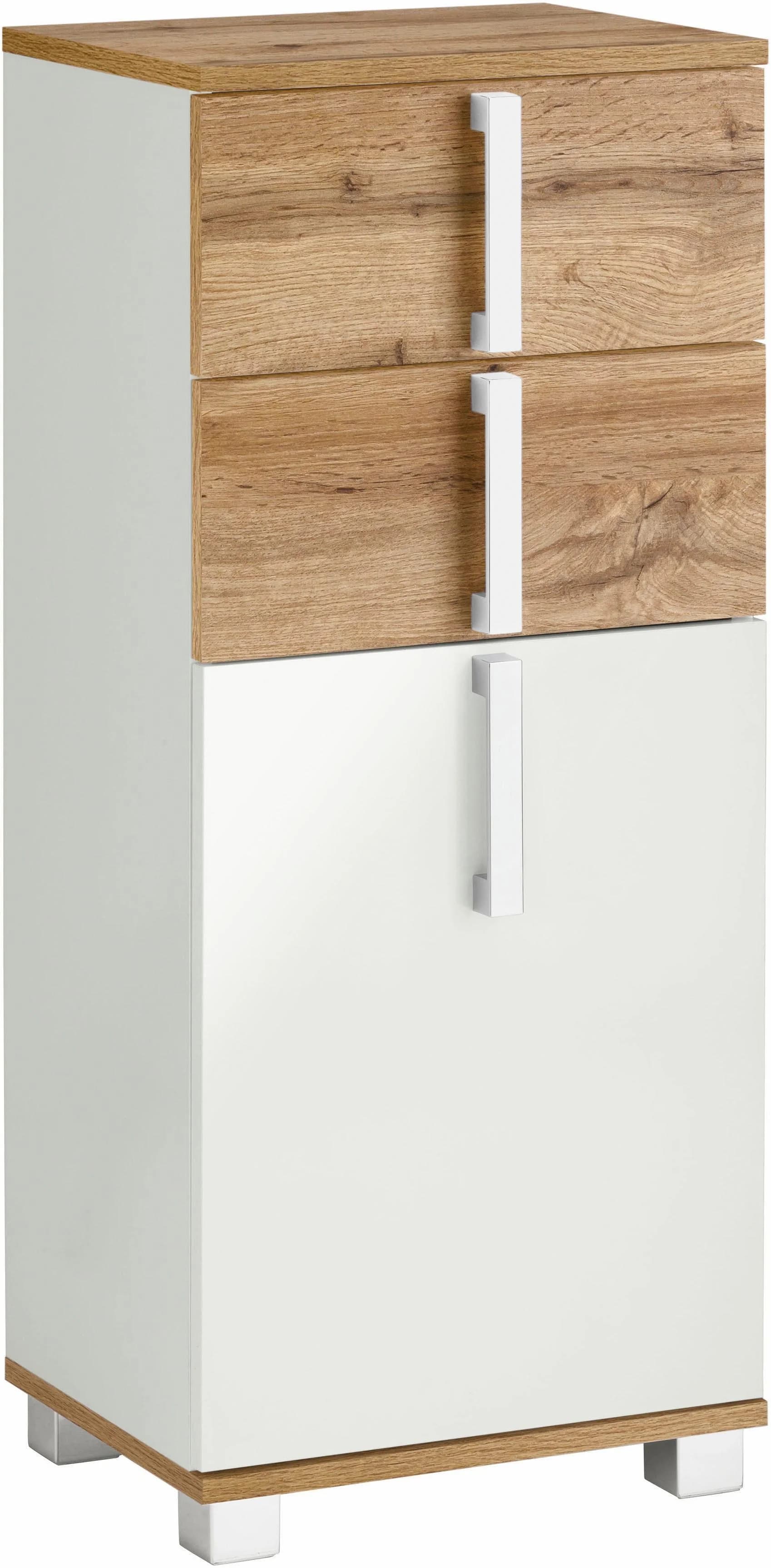 SCHILDMEYER Unterschrank Kampen Weiß Wotaneiche Soft-Close FSC - Bild 5