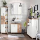 Schildmeyer Hochschrank Kampen Weiß Hochglanz mit Soft-Close Bild 1