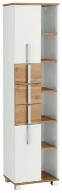 Schildmeyer Hochschrank Kampen Weiß Hochglanz mit Soft-Close Bild 2