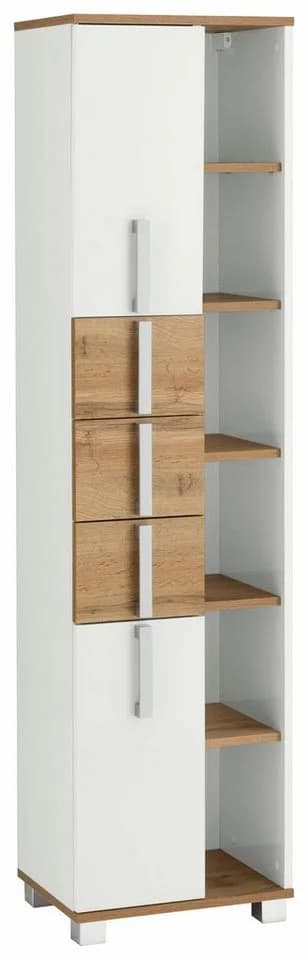 Schildmeyer Hochschrank Kampen Weiß Hochglanz mit Soft-Close - Bild 2