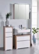 Schildmeyer Bello Waschbeckenunterschrank Weiß Wildeiche Modern Bild 1