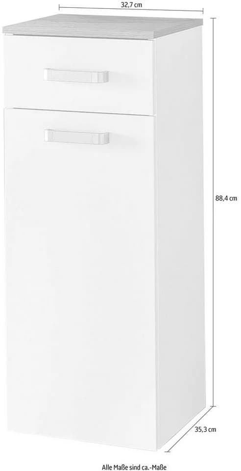 Unterschrank SCHILDMEYER Malina Weiß Eiche Landhaus - Bild 3