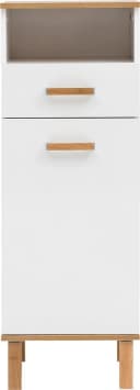 Schildmeyer Midischrank Padua Weiß Eiche Landhaus Bild 1