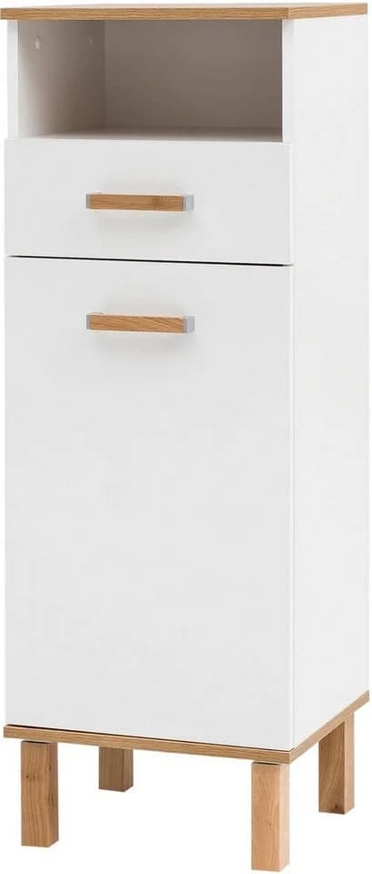 Schildmeyer Midischrank Padua Weiß Eiche Landhaus - Bild 2