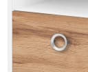 Midischrank WELLTIME "Kimi" Eiche Landhaus Weiß Bild 5